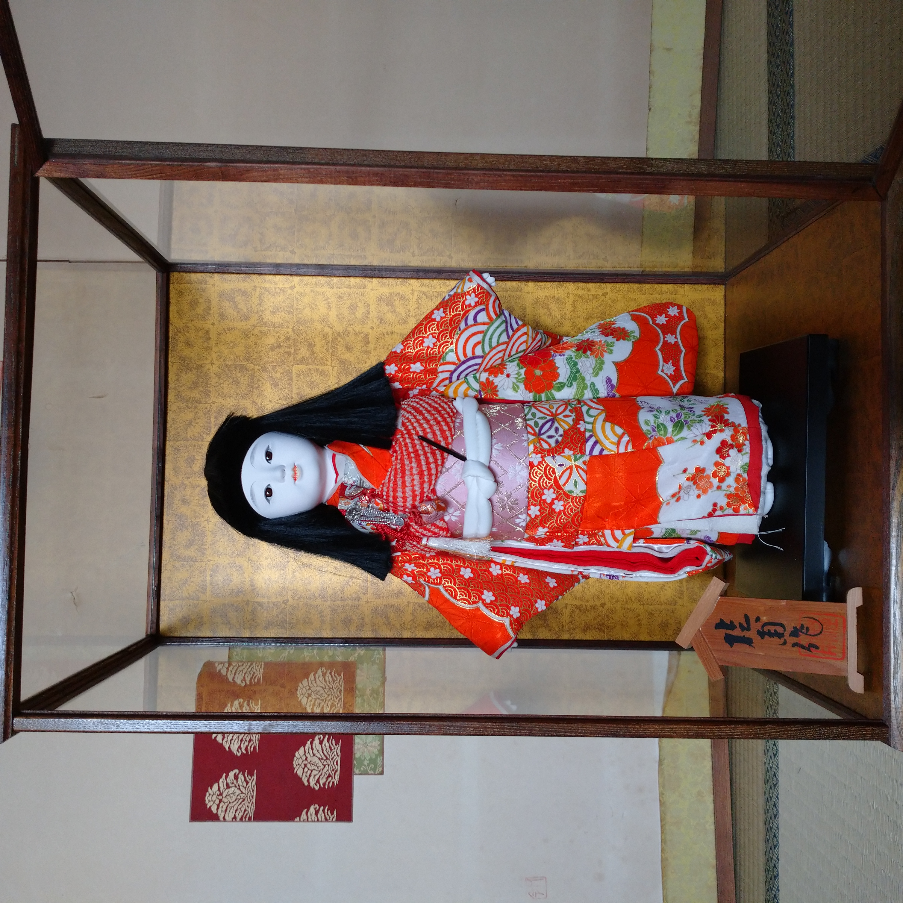 Japanese Antique DOLL 日本人形 ガラスケース付き 市松人形 Vintage Japanese Ichimatsu Kimono Doll in Original Glass Case | eBay